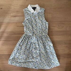 Polo by Ralph Lauren Floral Kids Dress - Blue and White